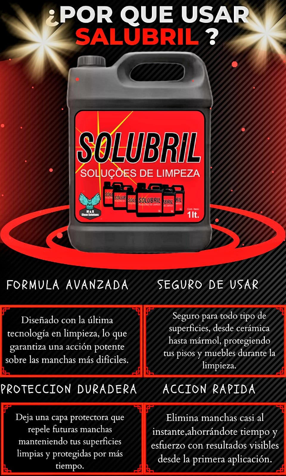 SOLUBRIL - LA MEJOR FÓRMULA DE LIMPIEZA AVANZADA